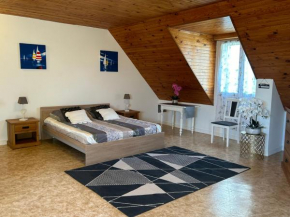 Appartement une chambre plus une chambre bébé ou enfant trois ans à la campagne au calme